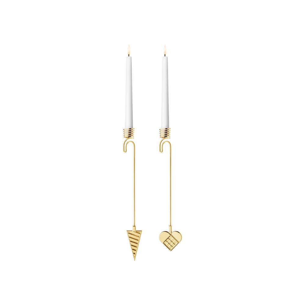 Georg Jensen 2025 Candleholder Set Heart & Cornet