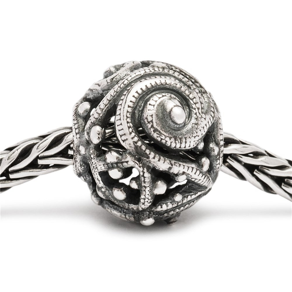 Trollbeads Silver Whorl Bead
