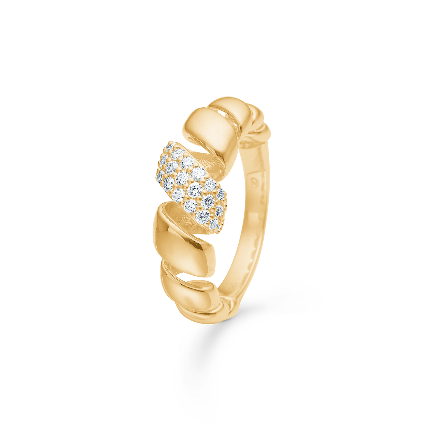 Mads Z Swirl W. Diamond ring