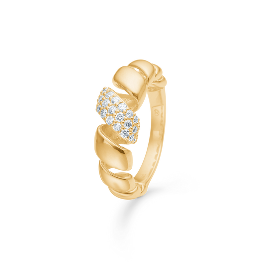 Mads Z Swirl W. Diamond ring