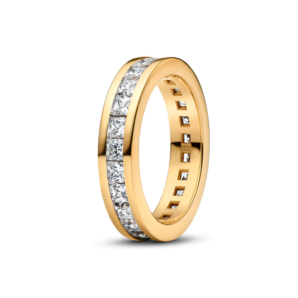 Pandora Stackable Eternity Channel Ring