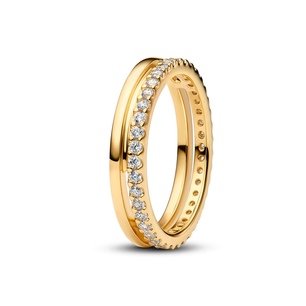Pandora Stackable Double Band Ring
