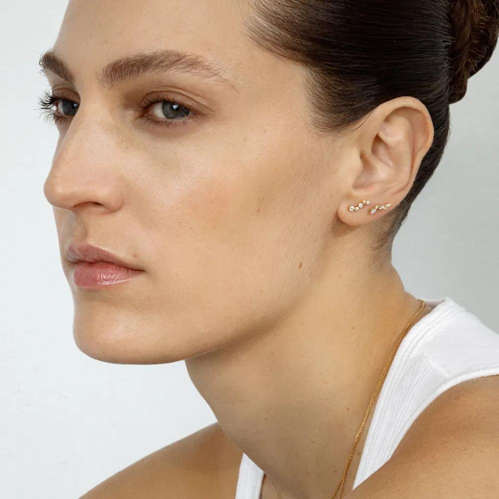 Georg Jensen Signature Diamonds Earstud 0,18ct.