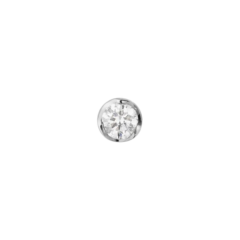 Georg Jensen Signature Diamonds Earstud 0,05ct. HG