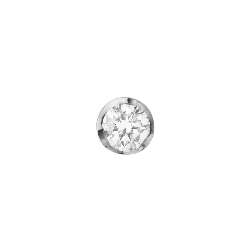 Georg Jensen Signature Diamonds Earstud 0,10ct. HG