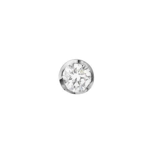Georg Jensen Signature Diamonds Earstud 0,10ct. HG