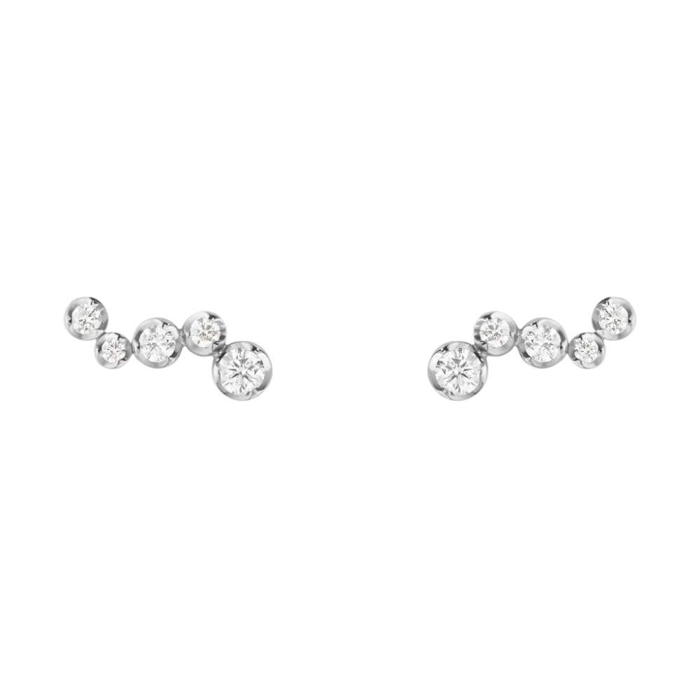 Georg Jensen Signature Diamonds Earstud 0,18ct. HG