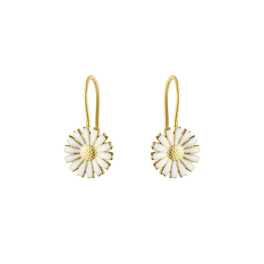 Georg Jensen Daisy Earhooks White, GP