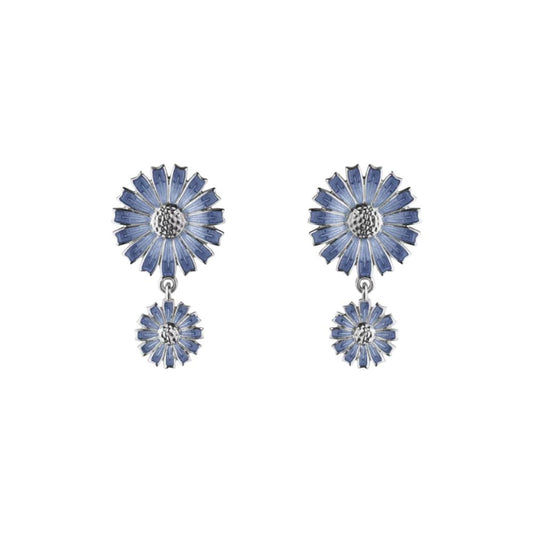 Georg Jensen Daisy Double Earring Blue, RH