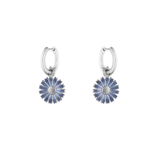 Georg Jensen Daisy Earring Blue, RH 13mm