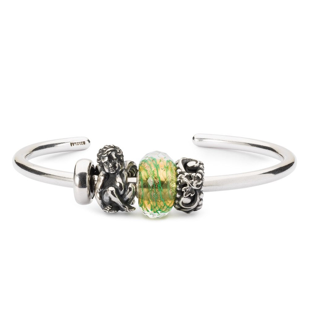 Trollbeads Ornate of Green Bead