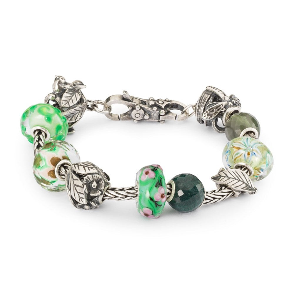 Trollbeads Round Green Chalcedony Facet