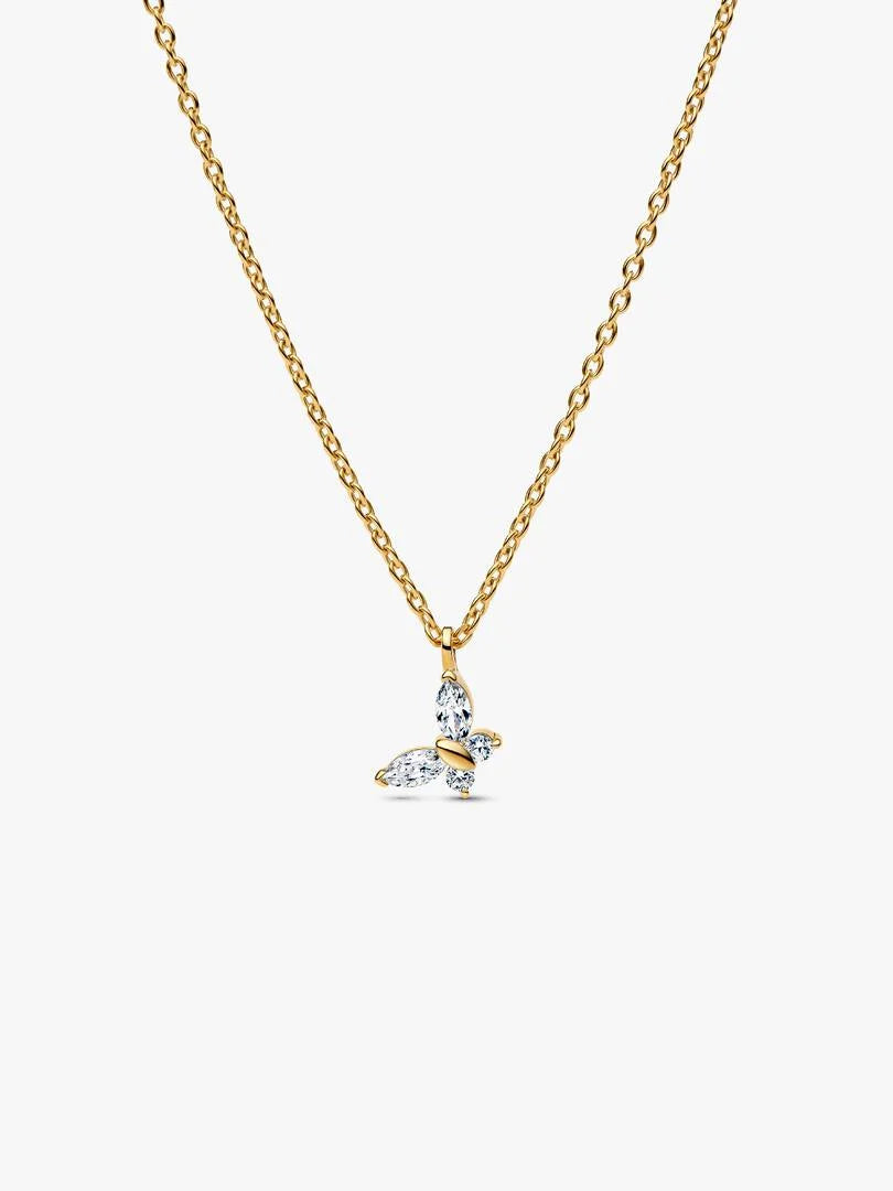 Pandora Sommerfugl Halskæde med vedhæng