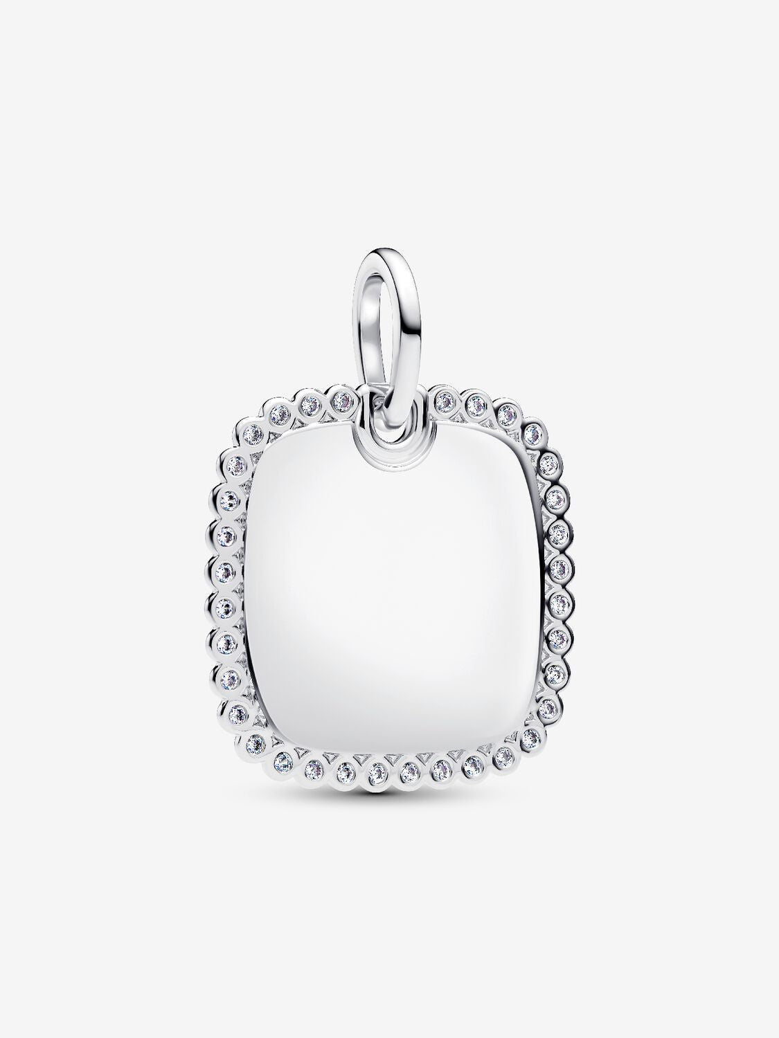 Pandora Engravable Square Tag vedhæng