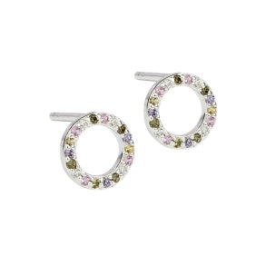 Aqua Dulce Pastel Cirkel ørestikker