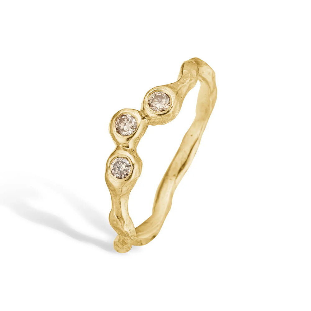 By Birdie Zenith Triple Brillant ring