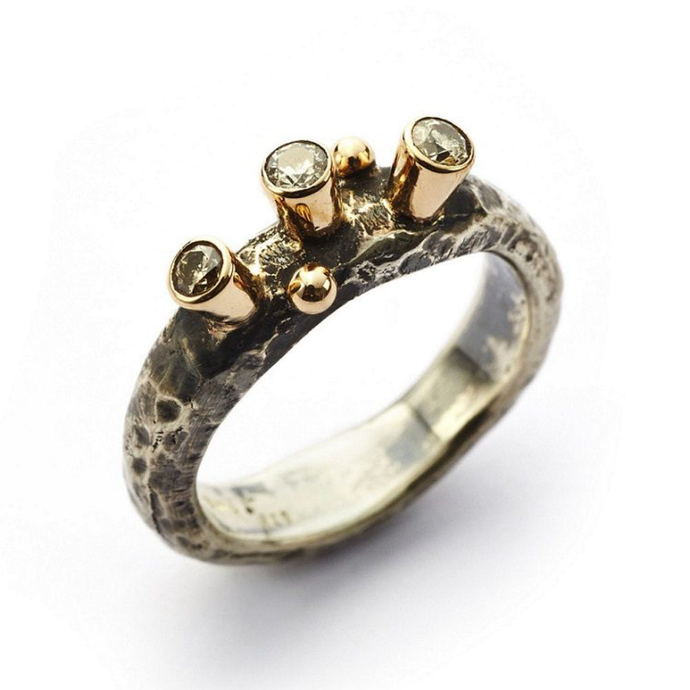 By Birdie Antique Triple ring