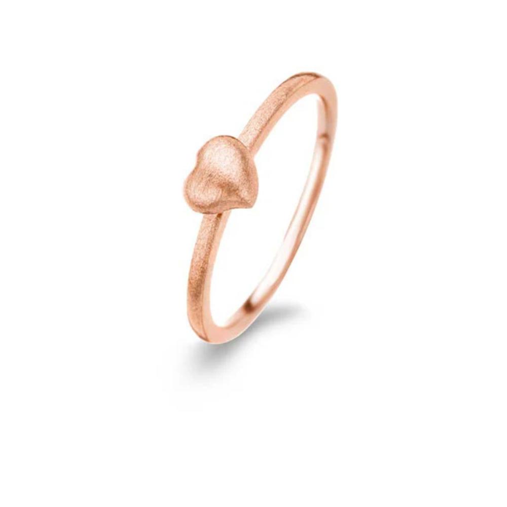 Outlet Spirit Icons Heart ring rosaforgyldt