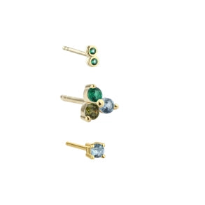 Aqua Dulce Mix Boks Gunnva Green Gold øreringe