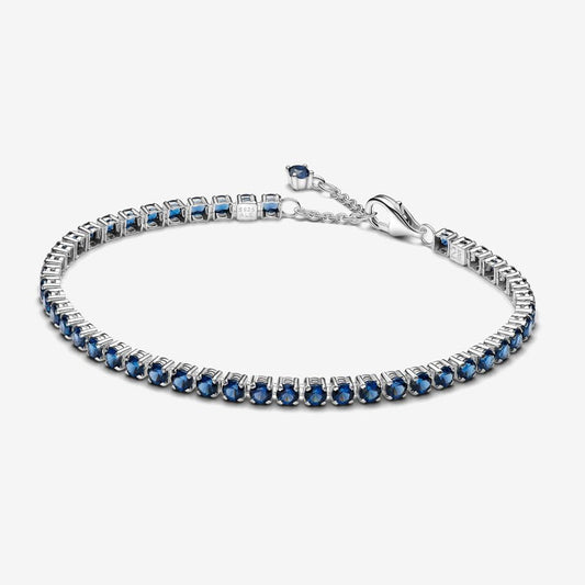 Pandora Funklende Blåt Tennisarmbånd