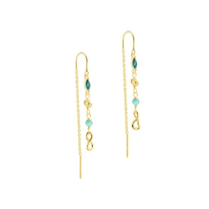 Aqua Dulce Green Garden ørestikker