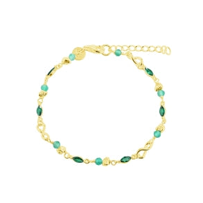 Aqua Dulce Green garden armbånd