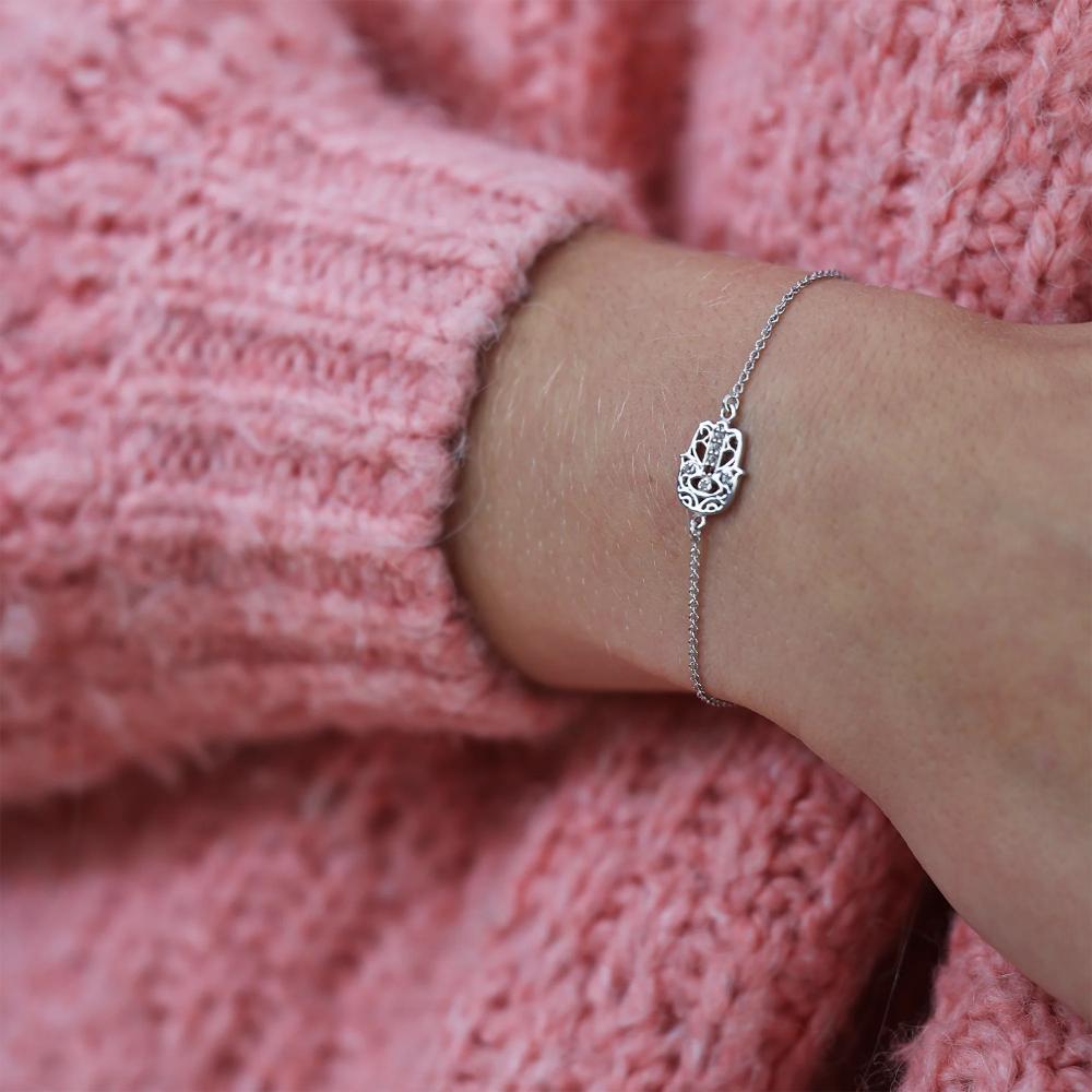 Christina Hamsa Hand armbånd