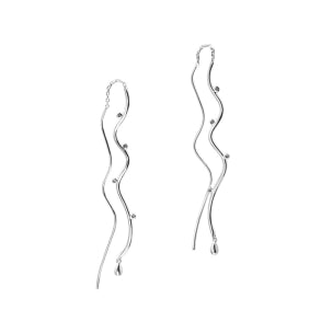 Aqua Dulce Wavy øretråde