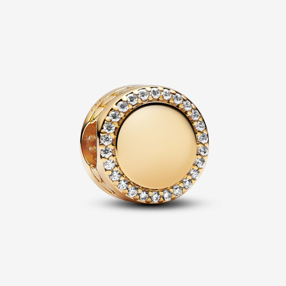 pandora Indgraverbart Funklende Knap Charm