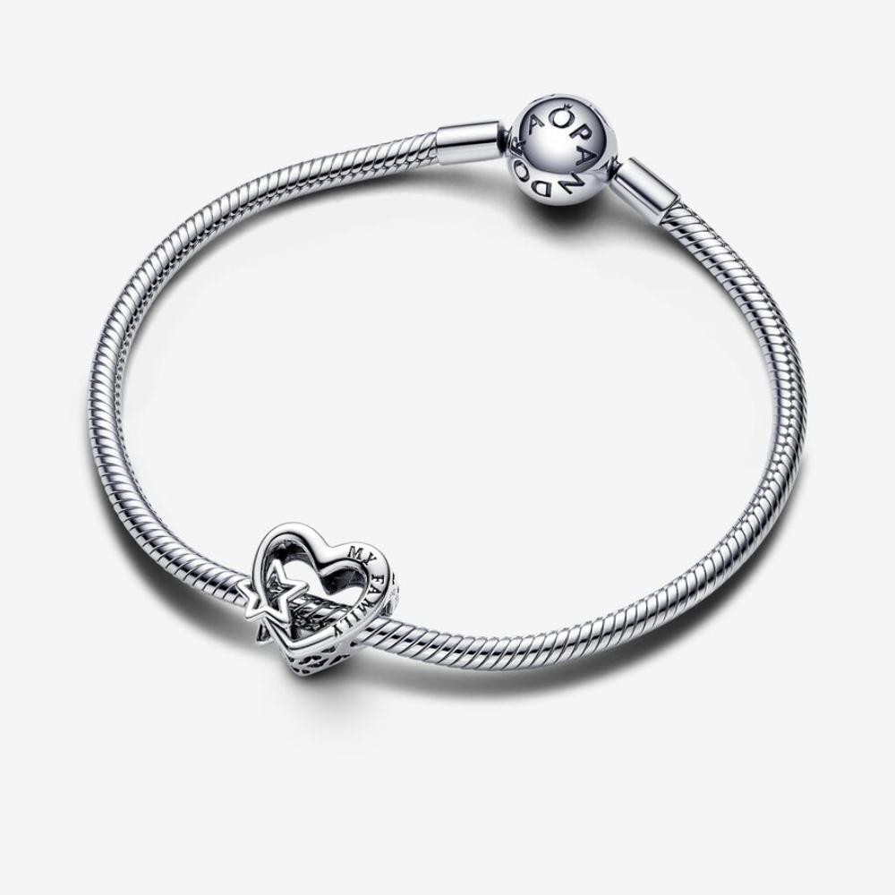 Pandora Sølv heart charm
