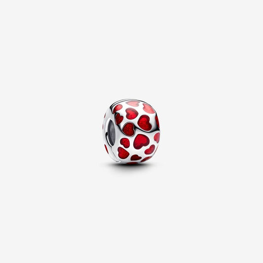 Pandora Hjerter Rundt Klemmeled charm