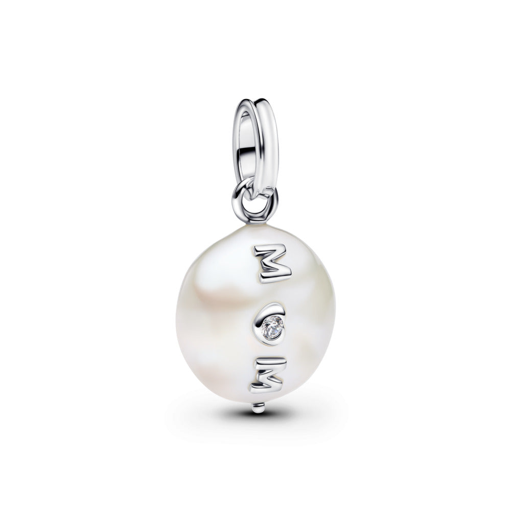 Pandora Treated Freshwater Cultured Baroque Pearl charm