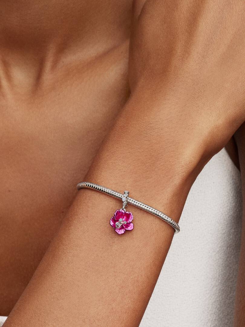 Pandora Hibiscus vedhæng