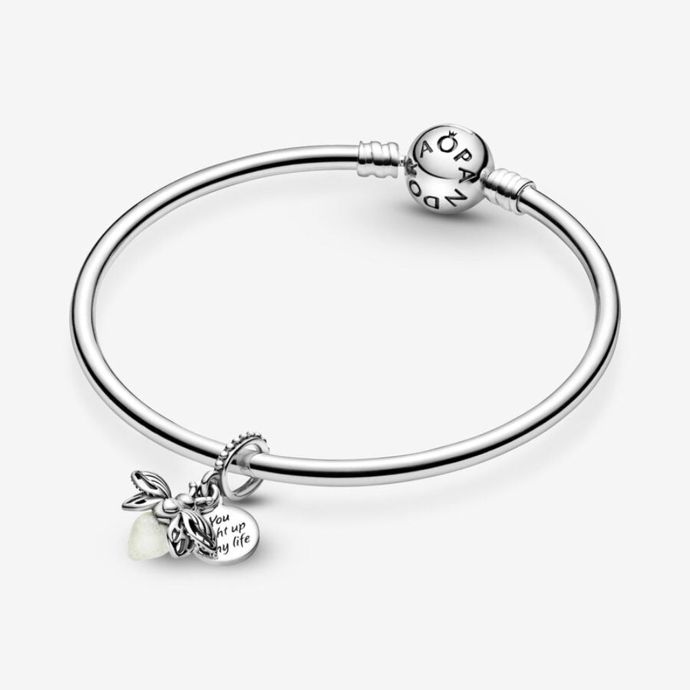 Pandora Selvlysende Ildflue Charm