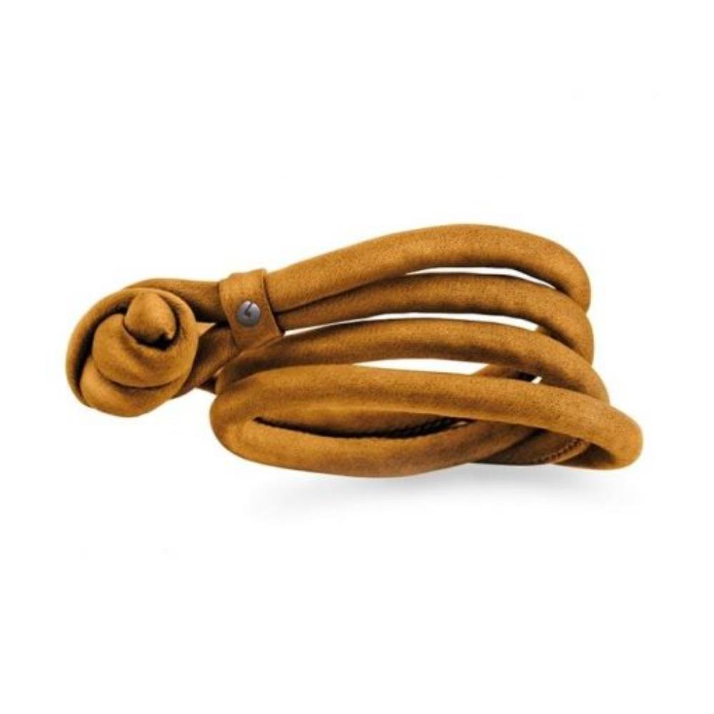 Outlet Ole Lynggaard Design silke armbånd camel