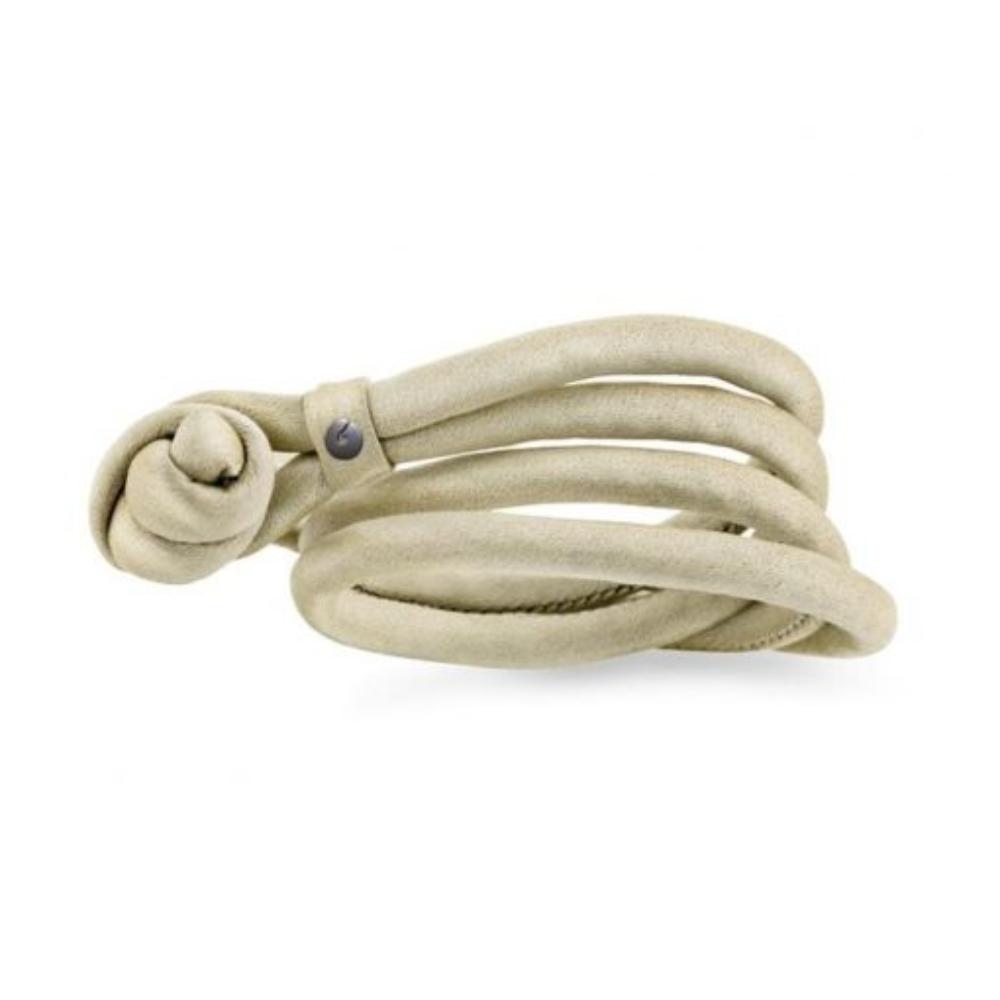 Outlet Ole Lynggaard Design silke armbånd beige