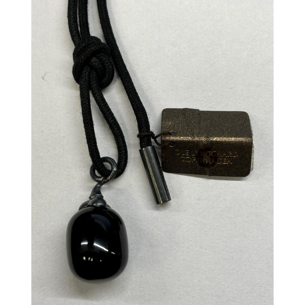 Outlet Ole Lynggard Onyx "Egg" oxideret