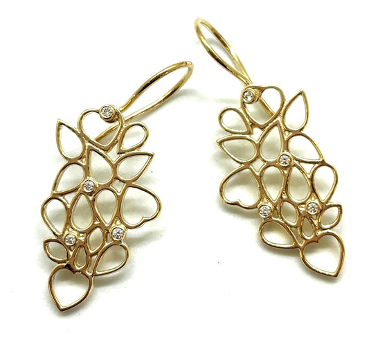 N. H. Jørgensen Fantasy Øreringe 14 kt