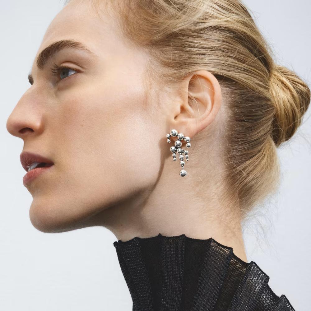 Georg Jensen Moonlight Grapes Chandelier ørering