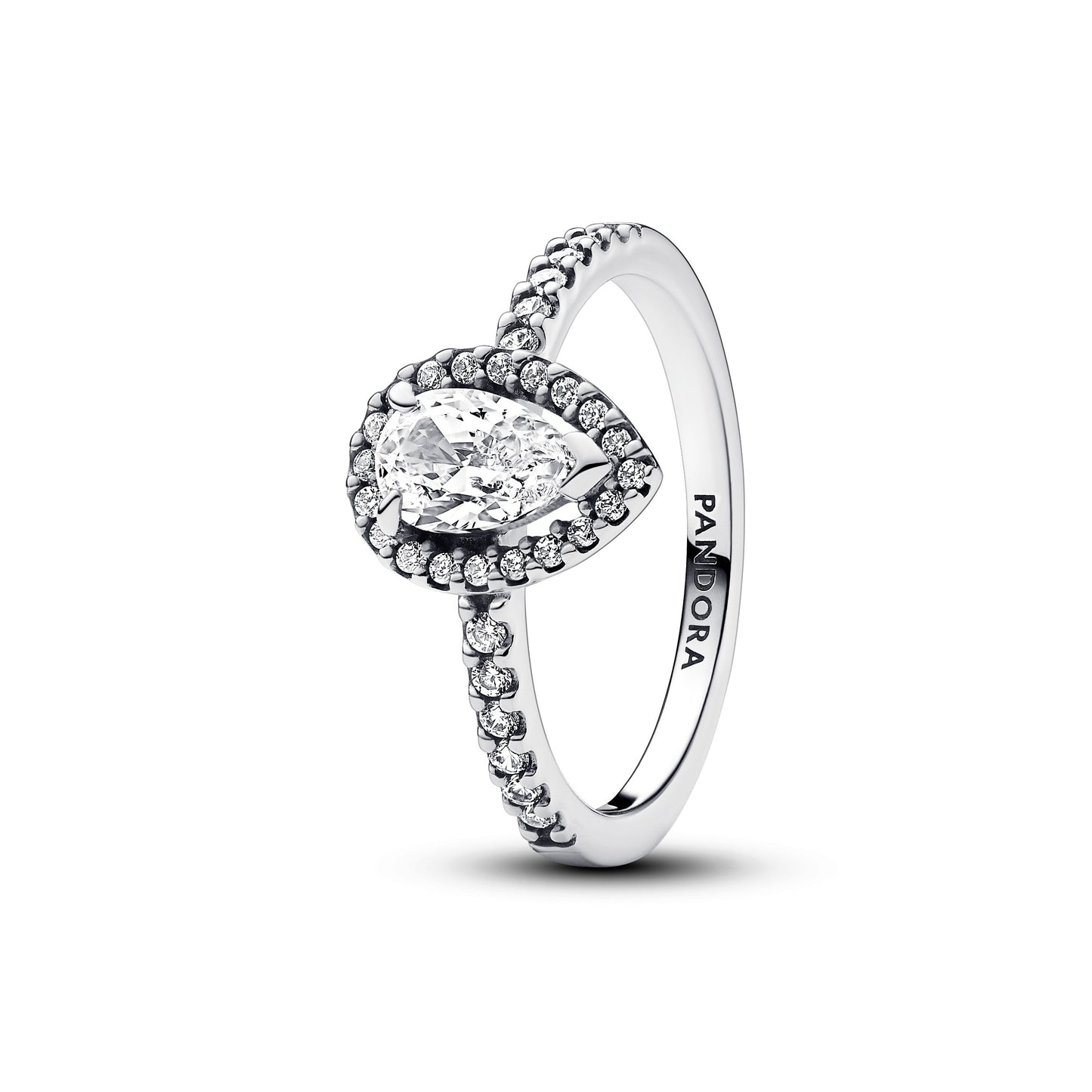 Pandora Sølv ring med cubic zirkonia