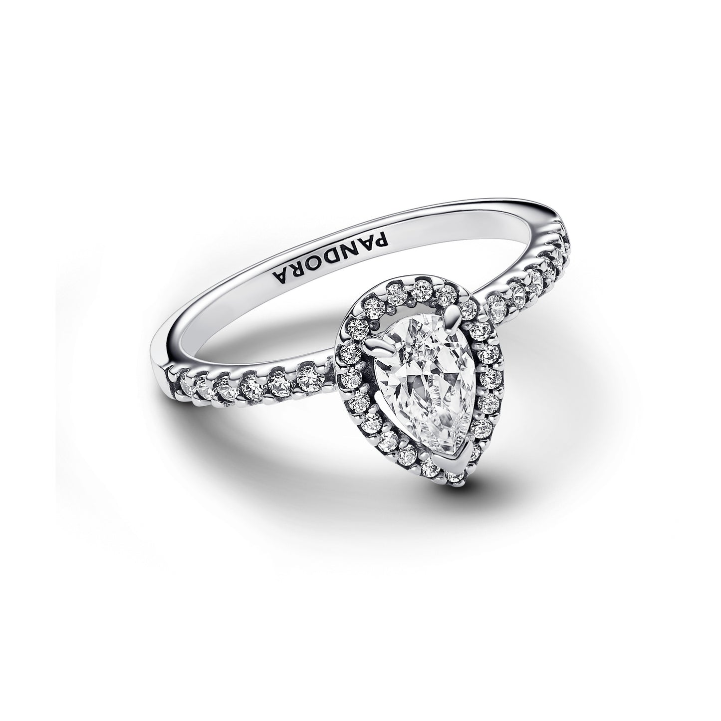 Pandora Sølv ring med cubic zirkonia