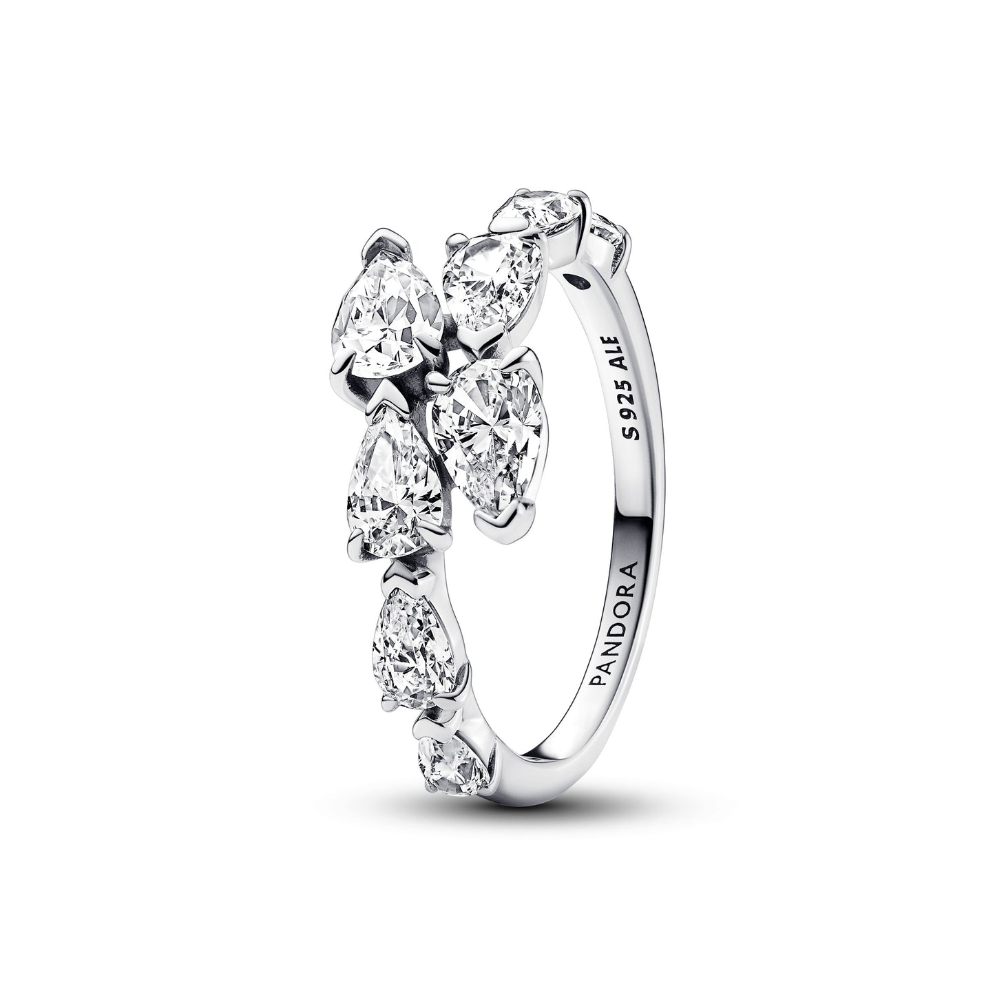Pandora Sølv ring med cubic zirkonia