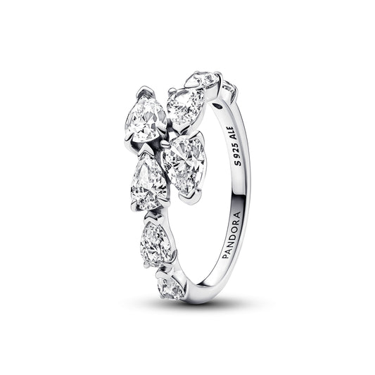 Pandora Sølv ring med cubic zirkonia