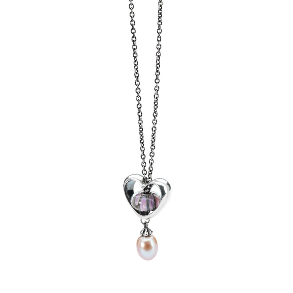 Trollbeads Fantasikæde med rosa ferskvandsperle