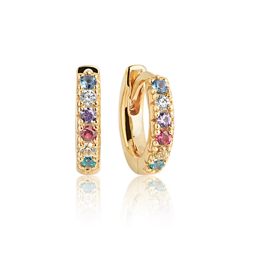 Sif Jakobs Ellera Piccolo øreringe - Forgyldt sølv