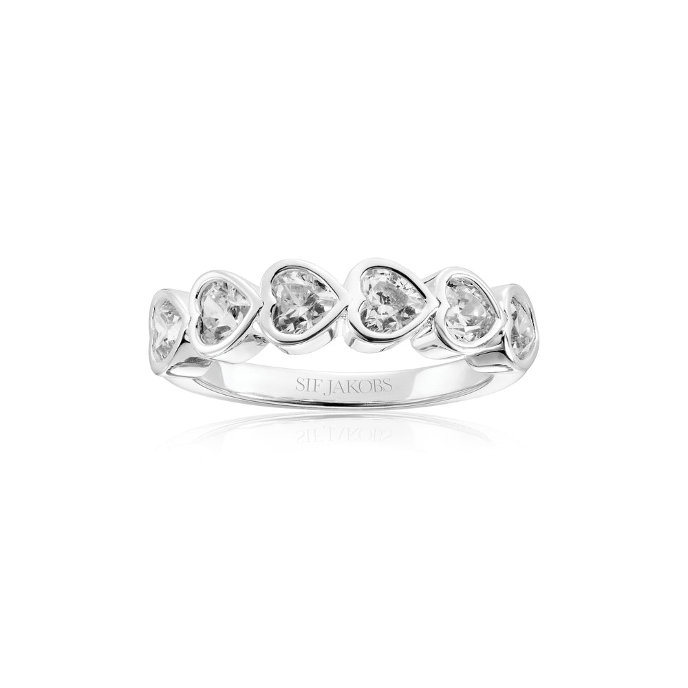 Sif Jakobs Amorino ring - Sølv - Hvid zirkonia