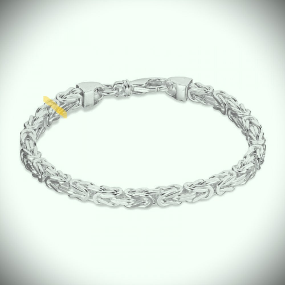 Outlet Kongekæde armbånd sølv