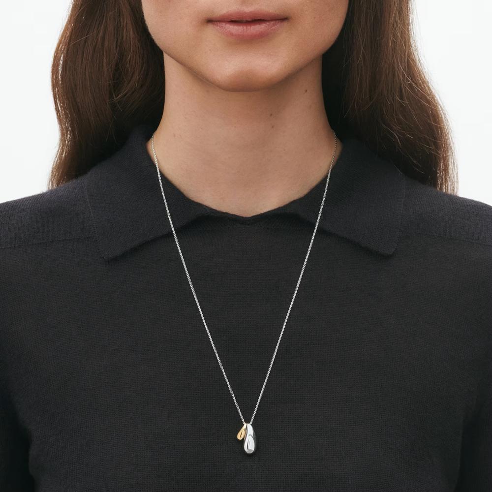 Georg Jensen Reflect Double Drop Pendant (YG)