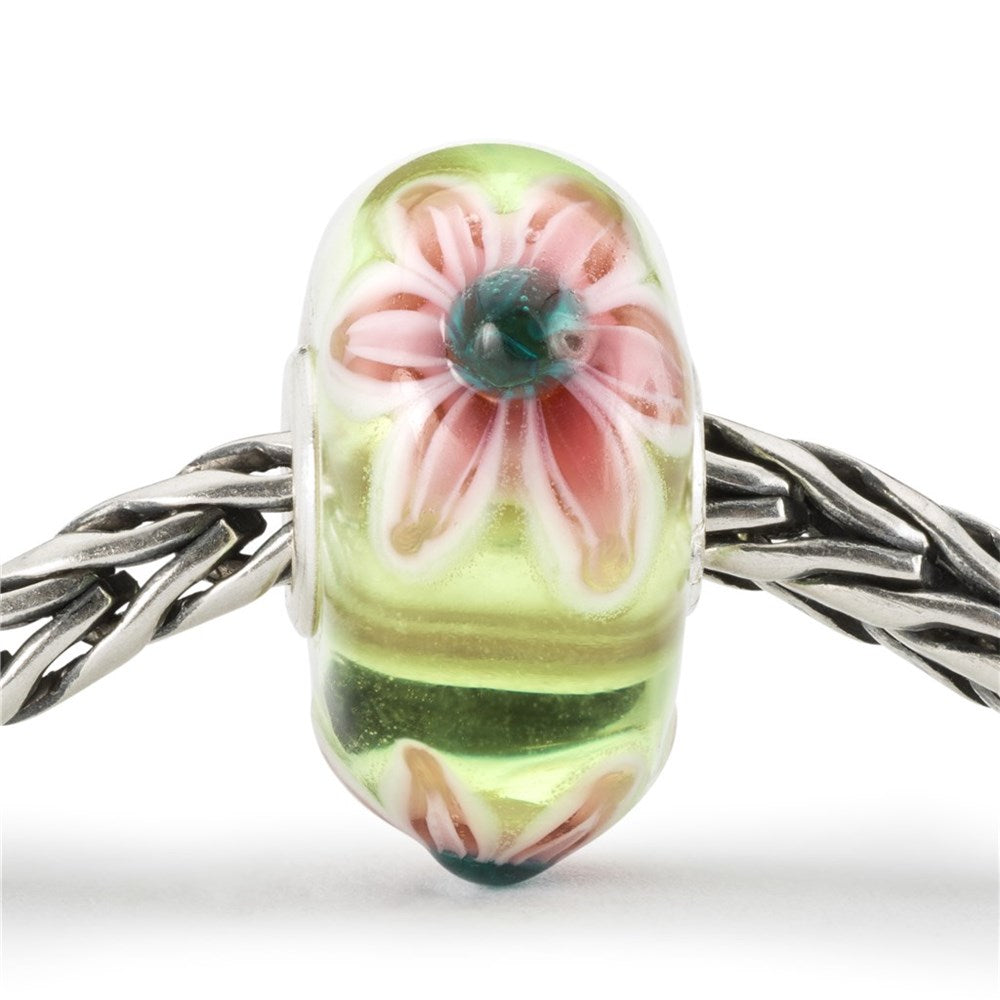 Trollbeads Pink Flower Bead