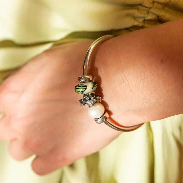 Trollbeads Skovsommerfugl glaskugle